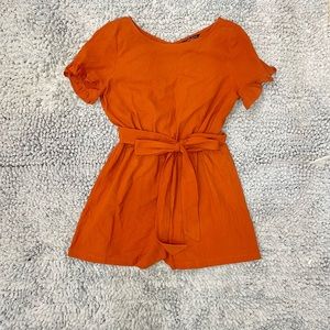 Cute burnt orange romper